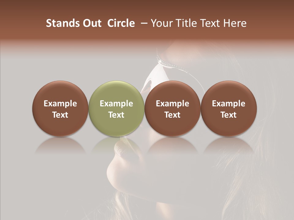 Pretty Fashionable Makeup PowerPoint Template