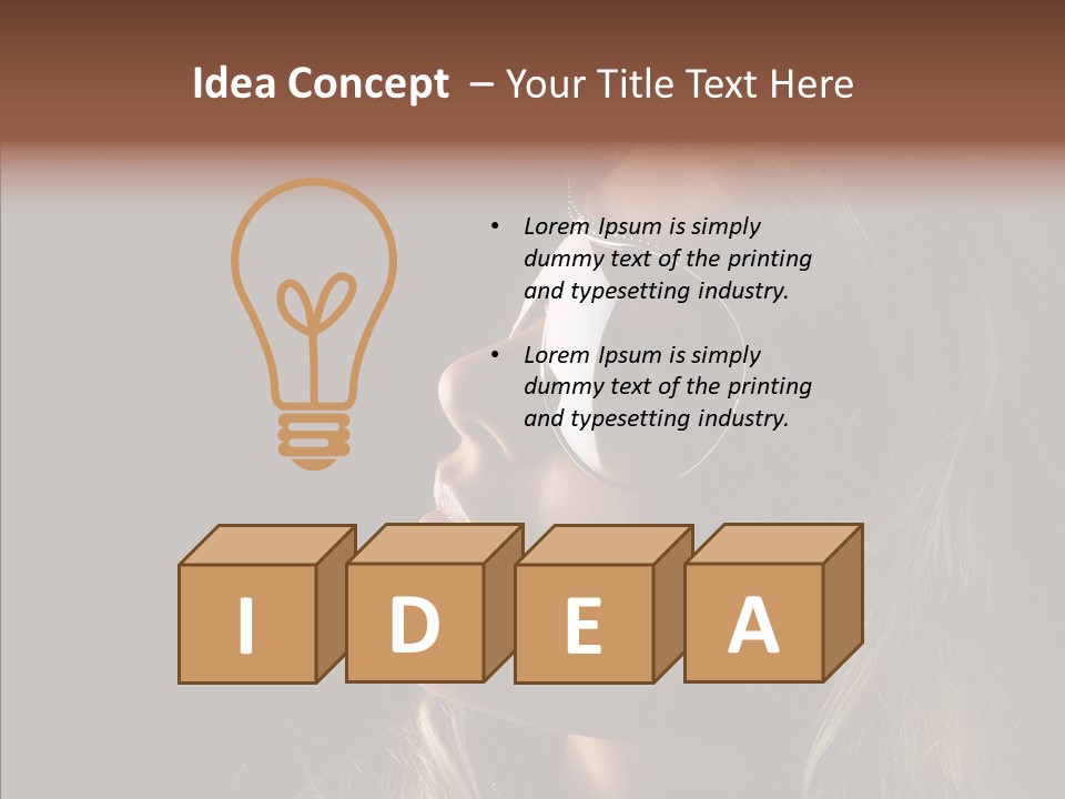 Pretty Fashionable Makeup PowerPoint Template