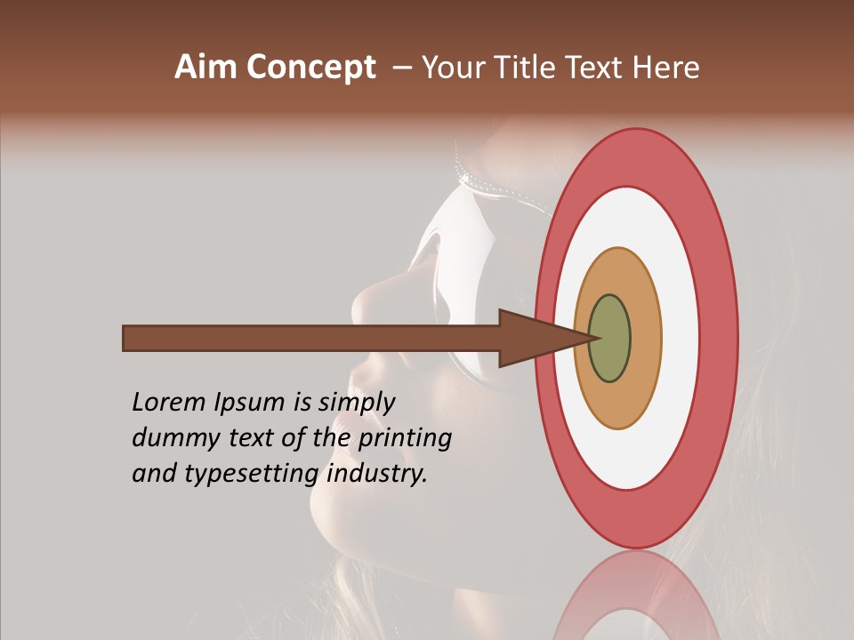 Pretty Fashionable Makeup PowerPoint Template