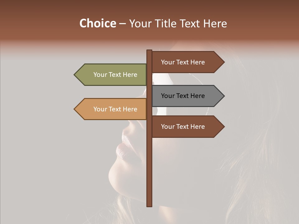 Pretty Fashionable Makeup PowerPoint Template