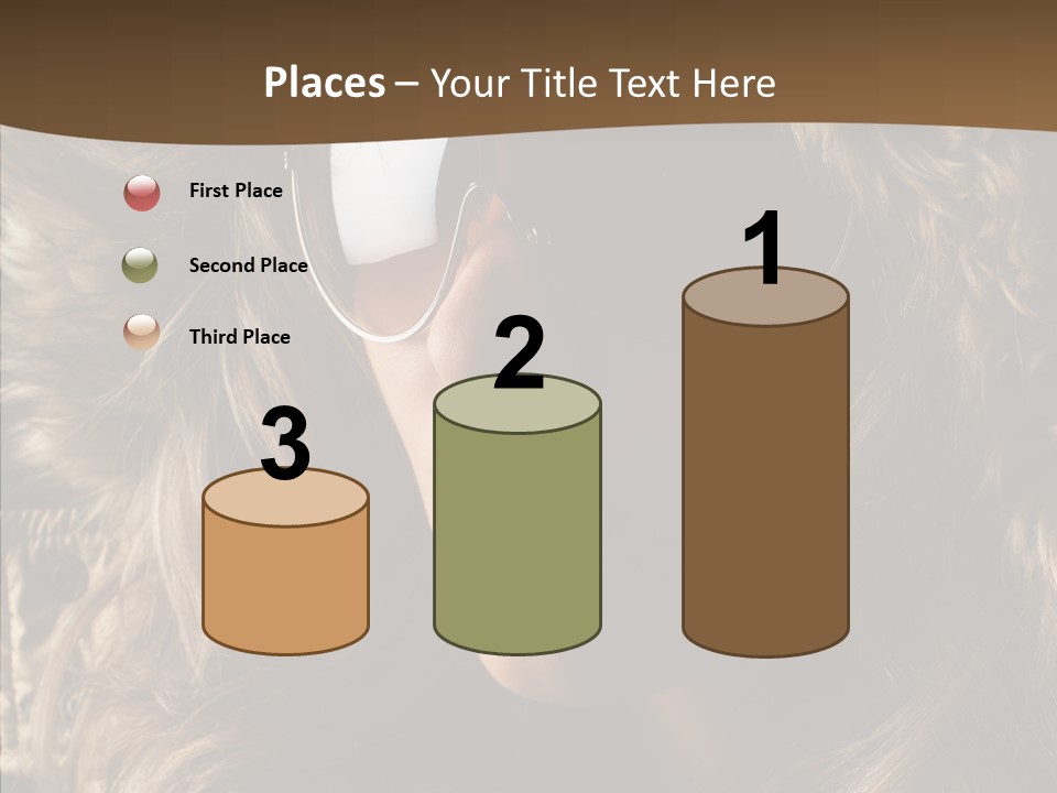 Hot Fashionable Model PowerPoint Template