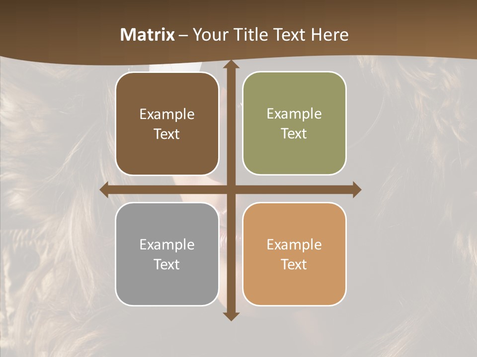 Hot Fashionable Model PowerPoint Template