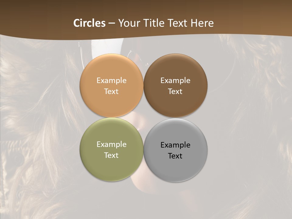 Hot Fashionable Model PowerPoint Template