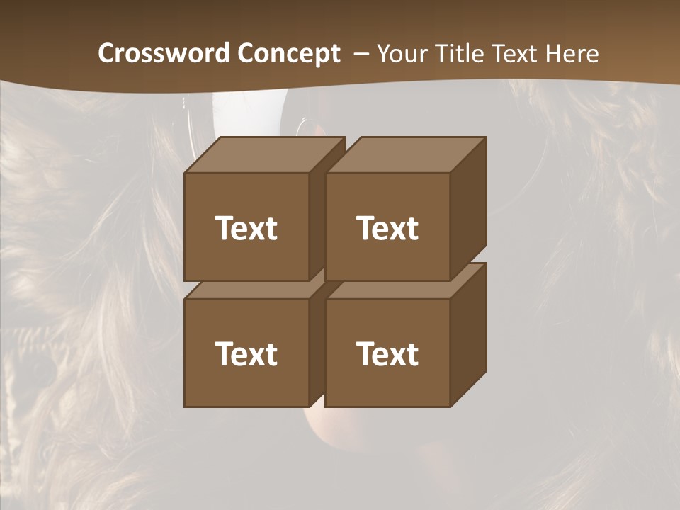 Hot Fashionable Model PowerPoint Template