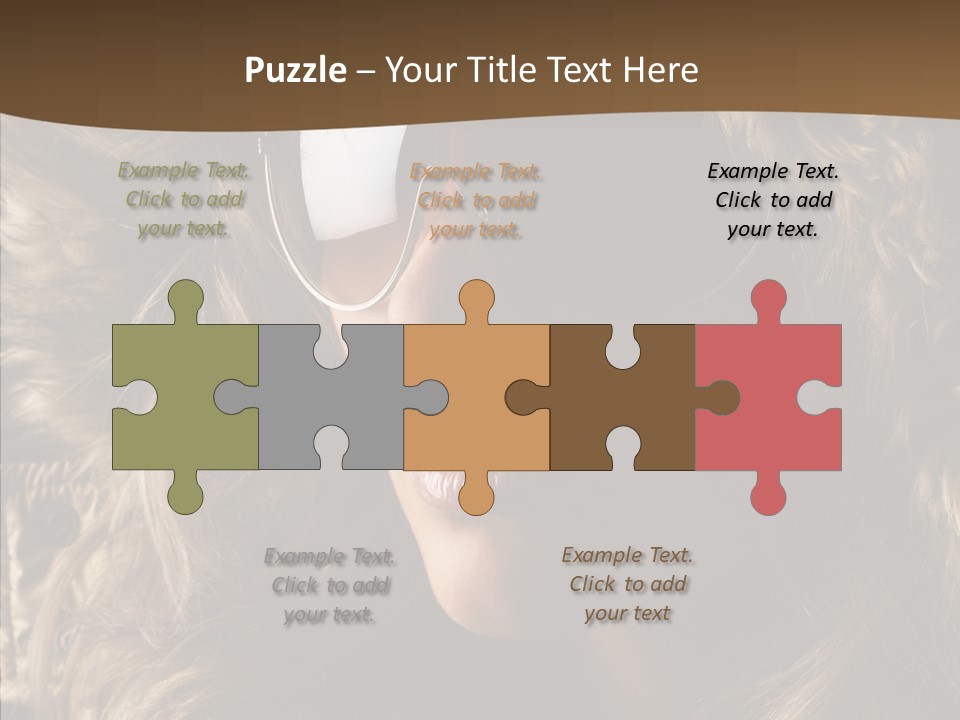 Hot Fashionable Model PowerPoint Template