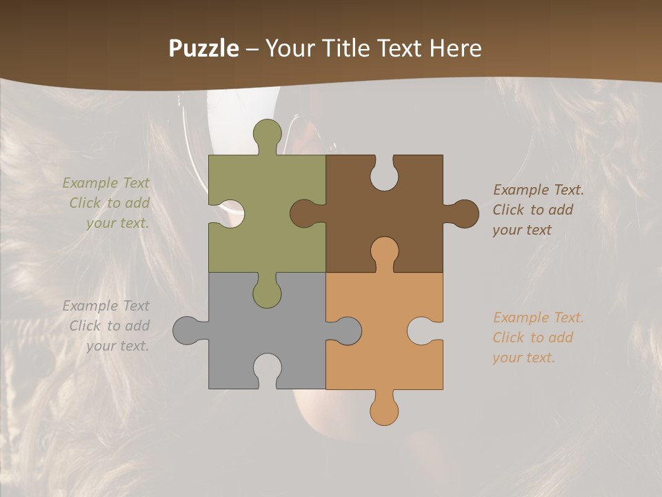 Hot Fashionable Model PowerPoint Template