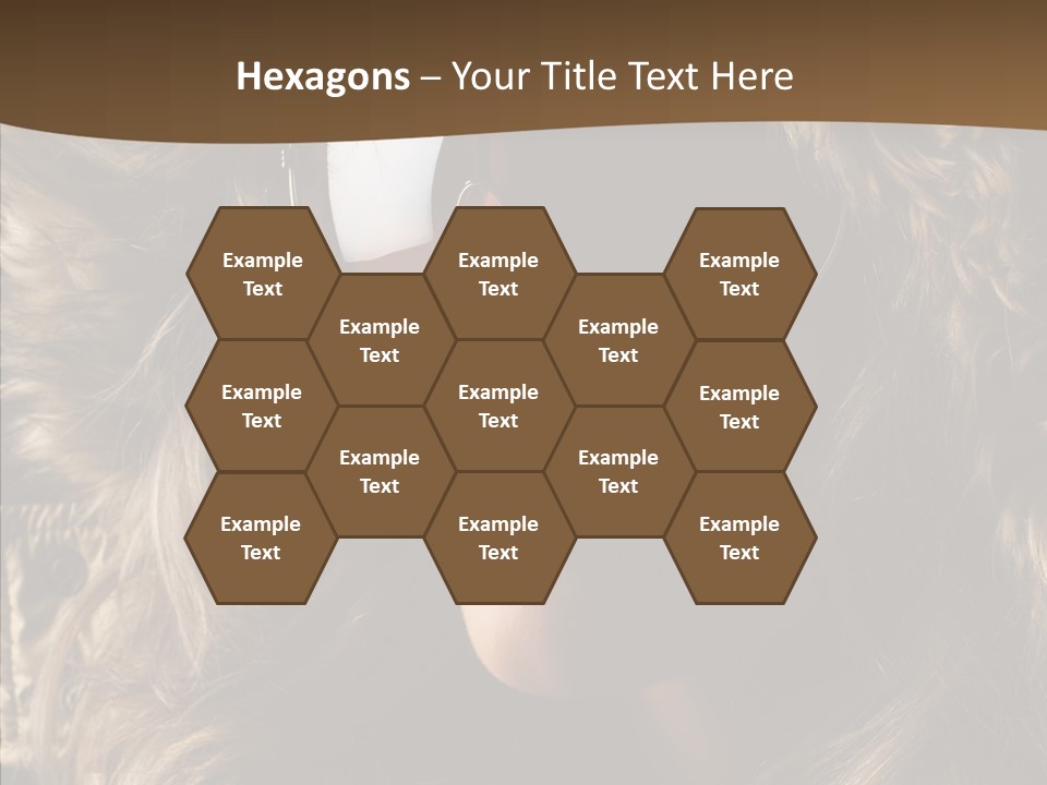 Hot Fashionable Model PowerPoint Template