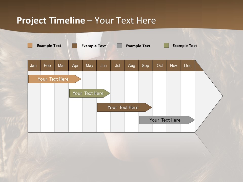 Hot Fashionable Model PowerPoint Template