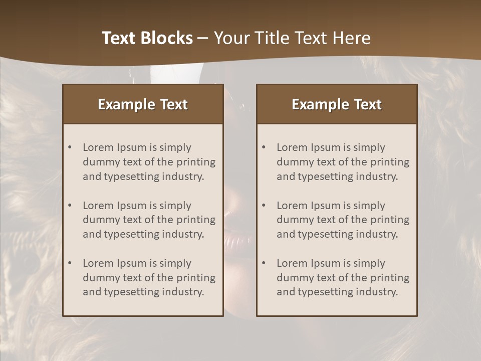 Hot Fashionable Model PowerPoint Template