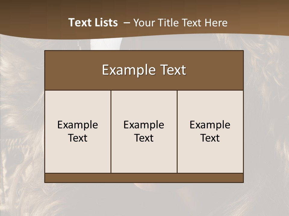 Hot Fashionable Model PowerPoint Template