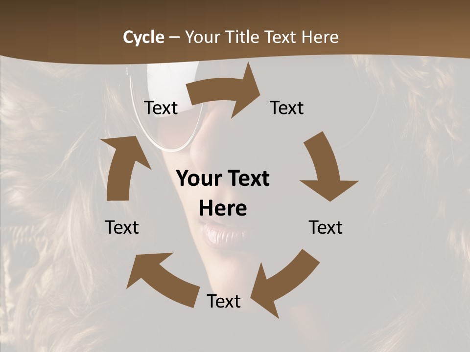 Hot Fashionable Model PowerPoint Template
