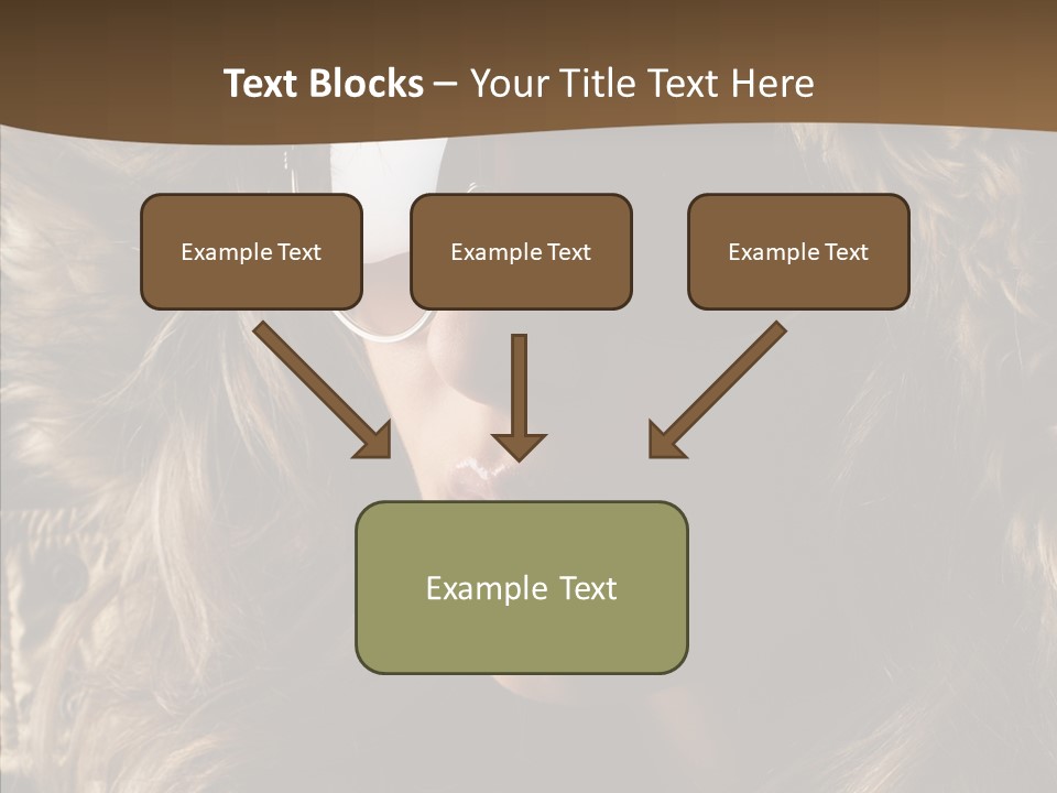 Hot Fashionable Model PowerPoint Template
