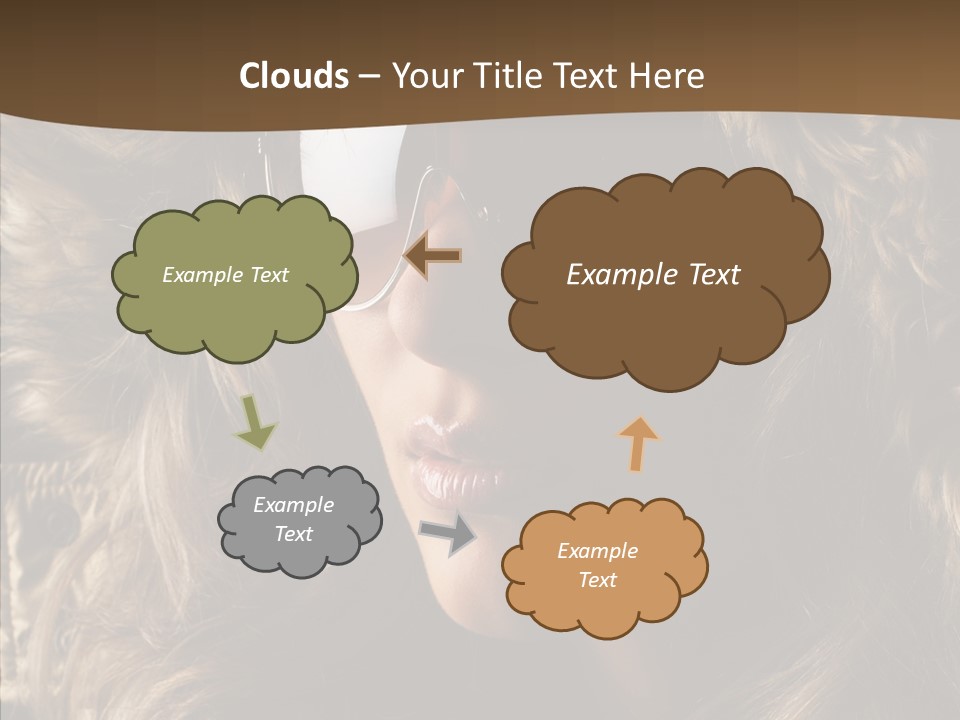 Hot Fashionable Model PowerPoint Template