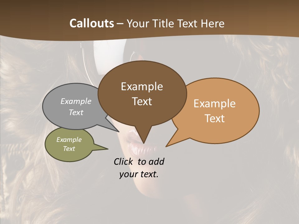 Hot Fashionable Model PowerPoint Template