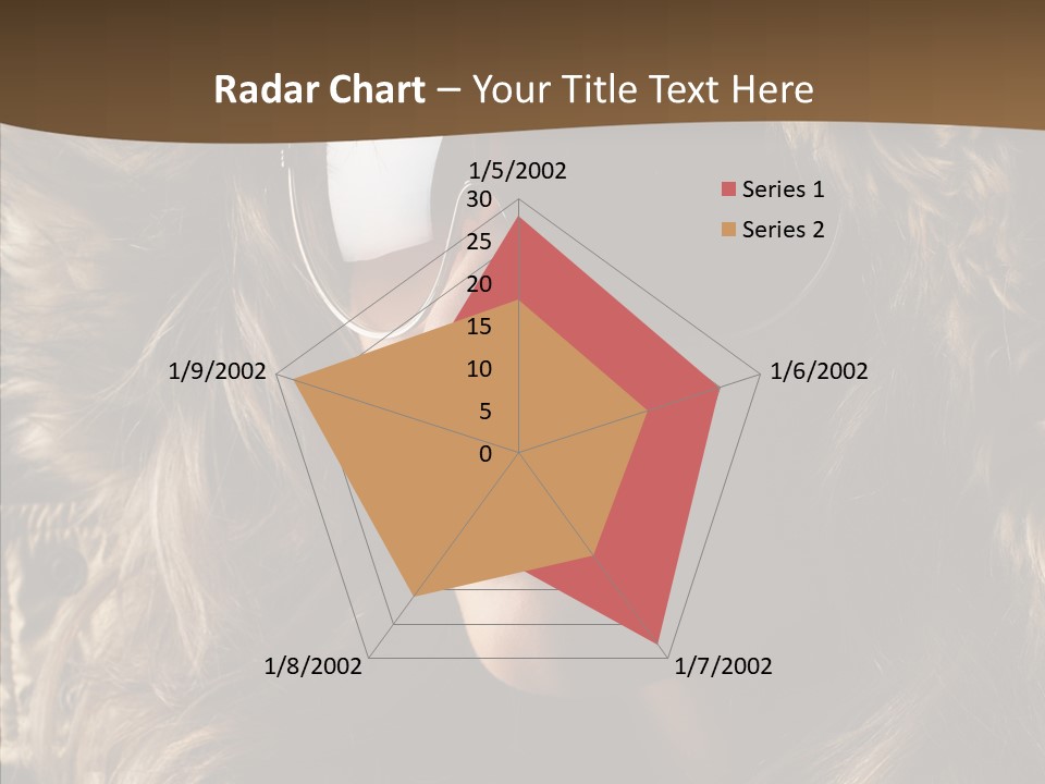 Hot Fashionable Model PowerPoint Template