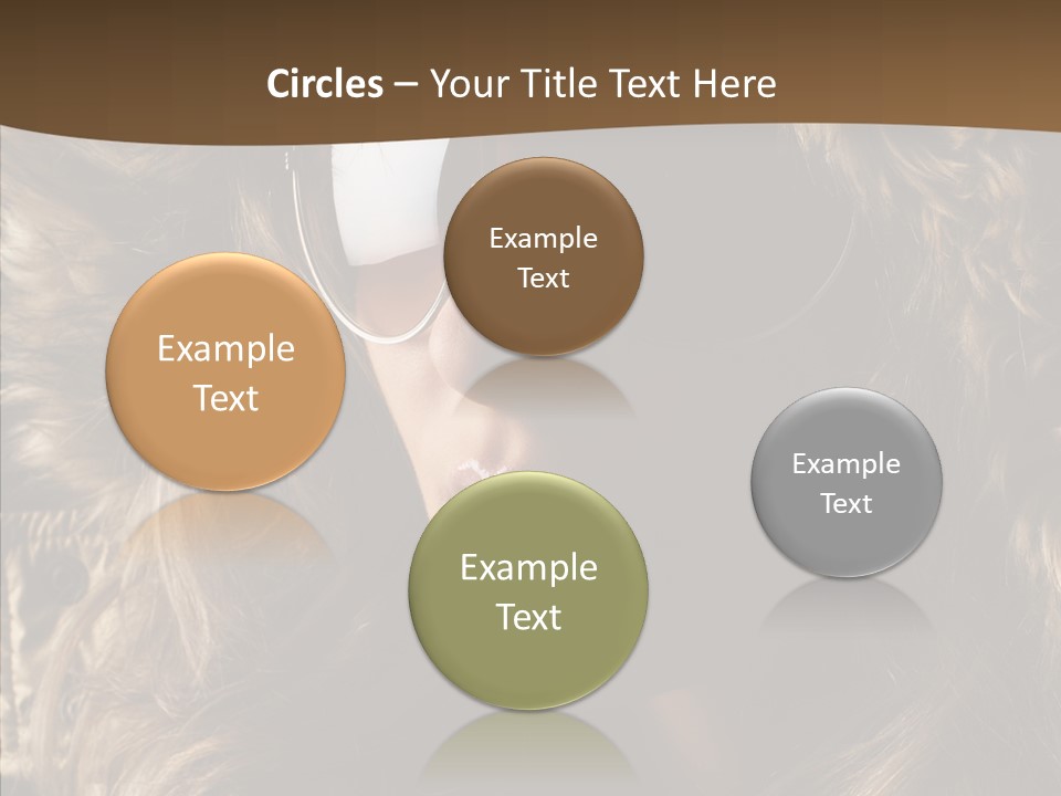 Hot Fashionable Model PowerPoint Template