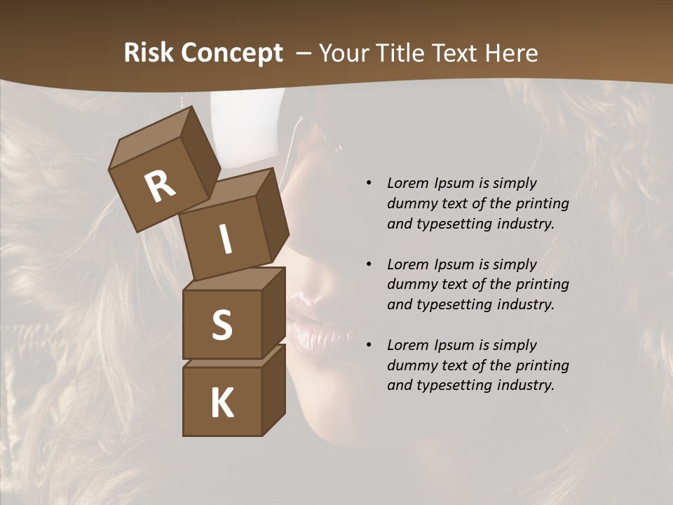 Hot Fashionable Model PowerPoint Template