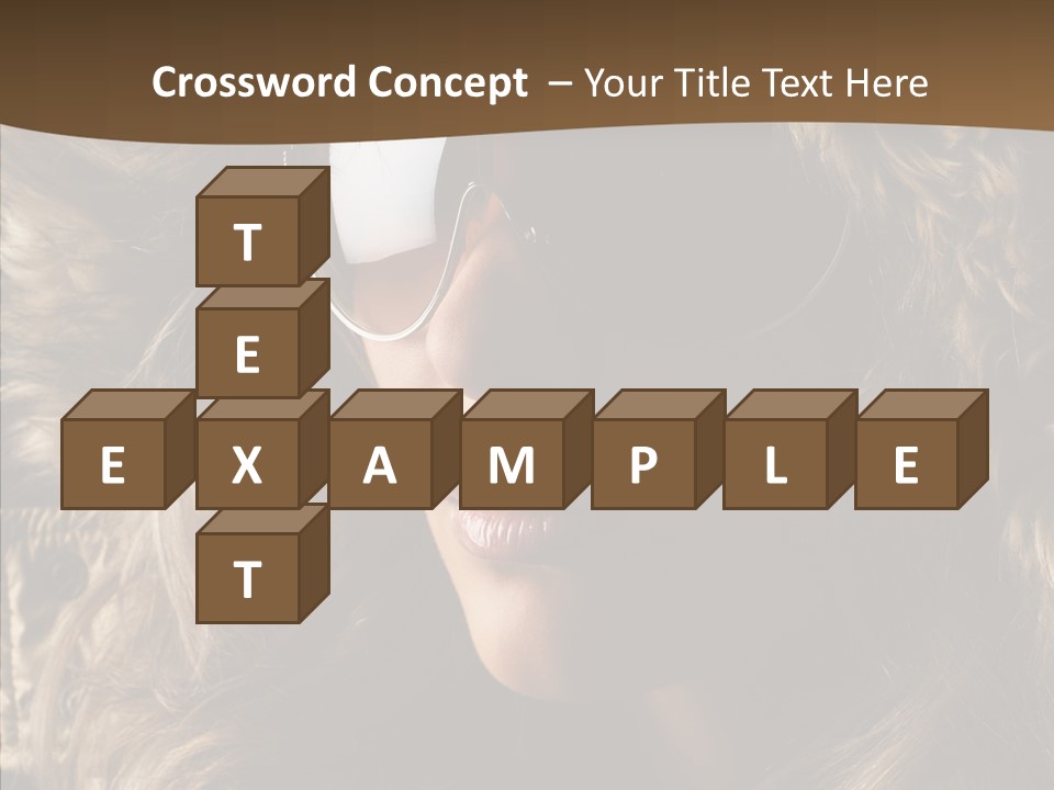 Hot Fashionable Model PowerPoint Template