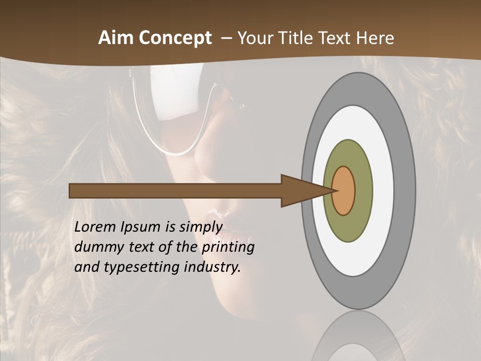 Hot Fashionable Model PowerPoint Template