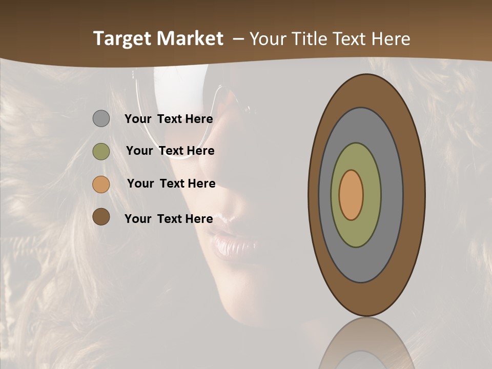 Hot Fashionable Model PowerPoint Template