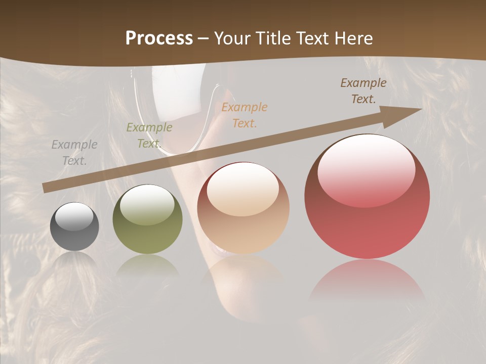 Hot Fashionable Model PowerPoint Template