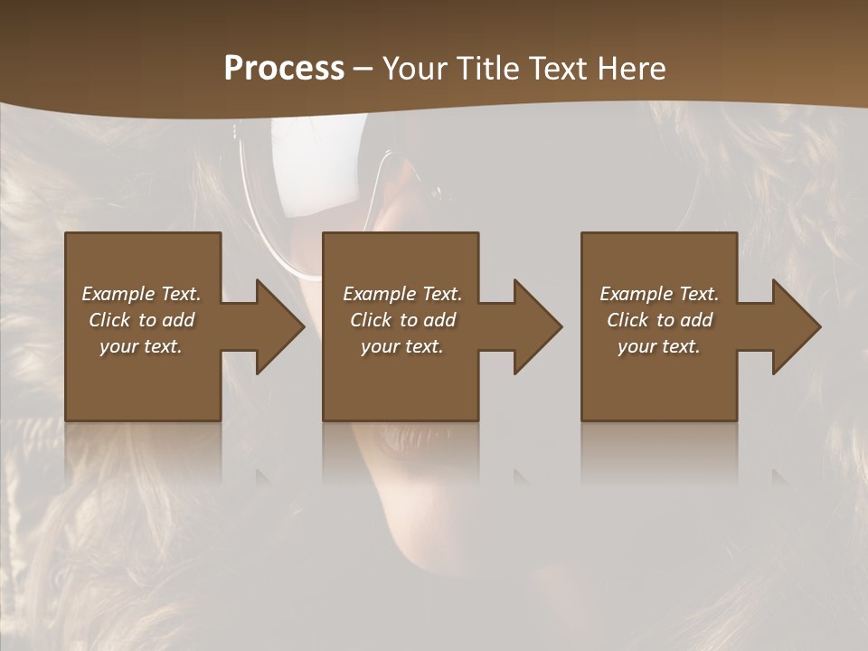 Hot Fashionable Model PowerPoint Template