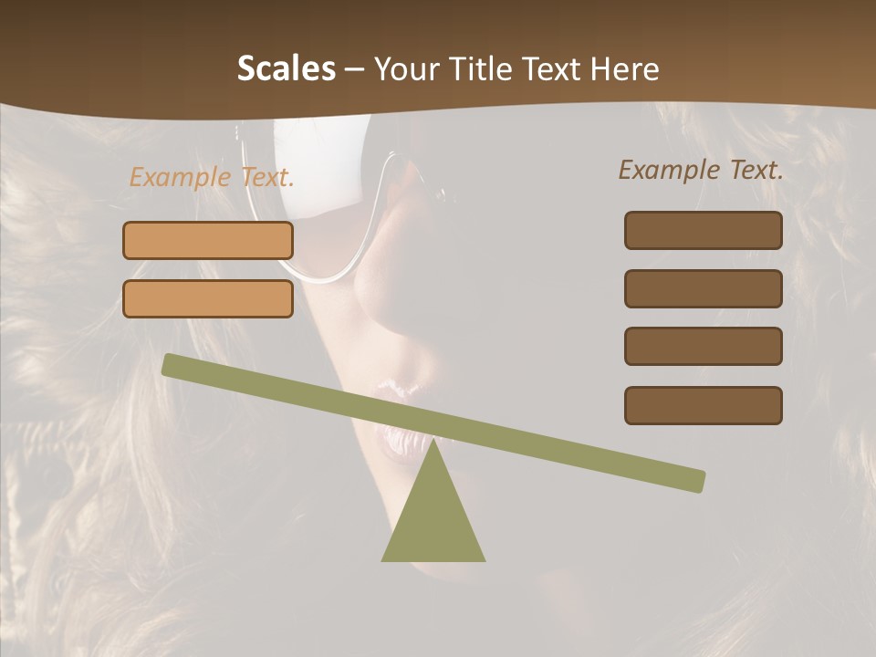 Hot Fashionable Model PowerPoint Template