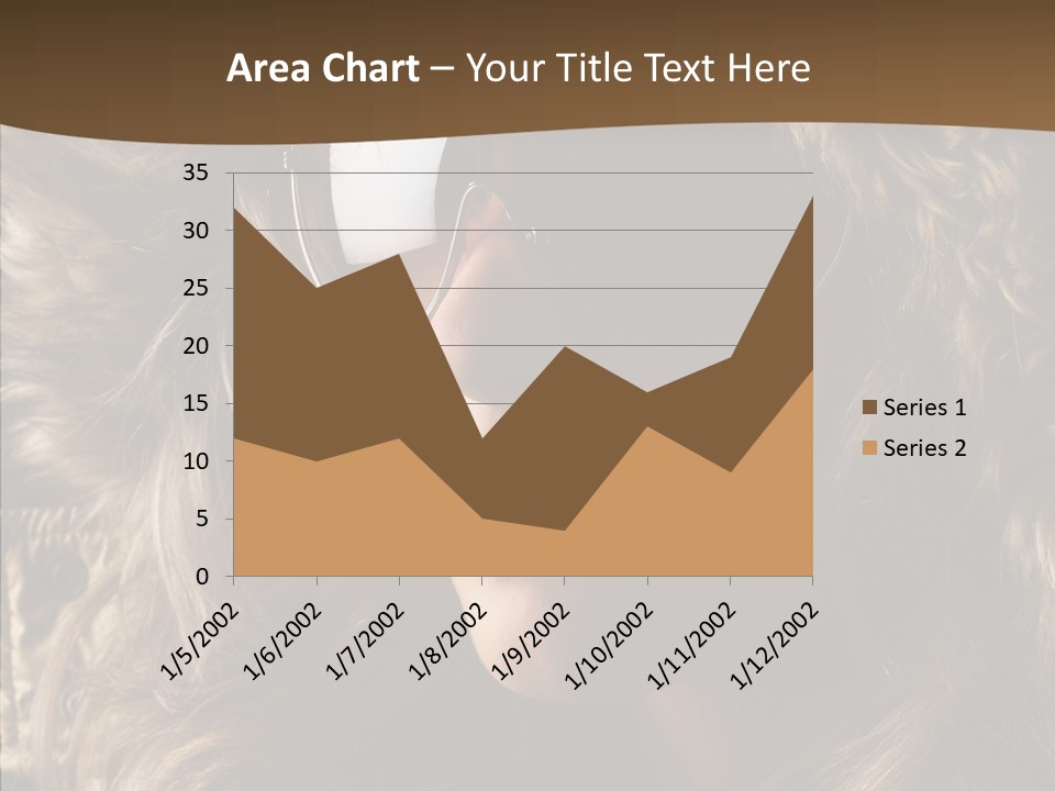 Hot Fashionable Model PowerPoint Template
