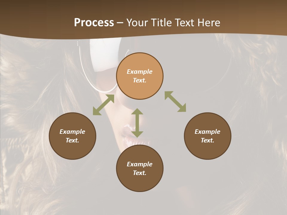 Hot Fashionable Model PowerPoint Template