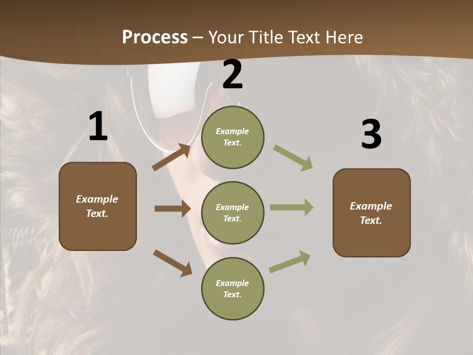Hot Fashionable Model PowerPoint Template