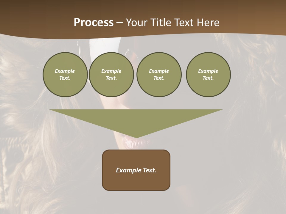 Hot Fashionable Model PowerPoint Template