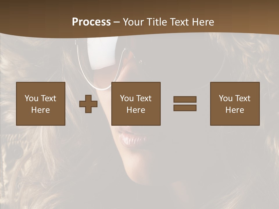 Hot Fashionable Model PowerPoint Template