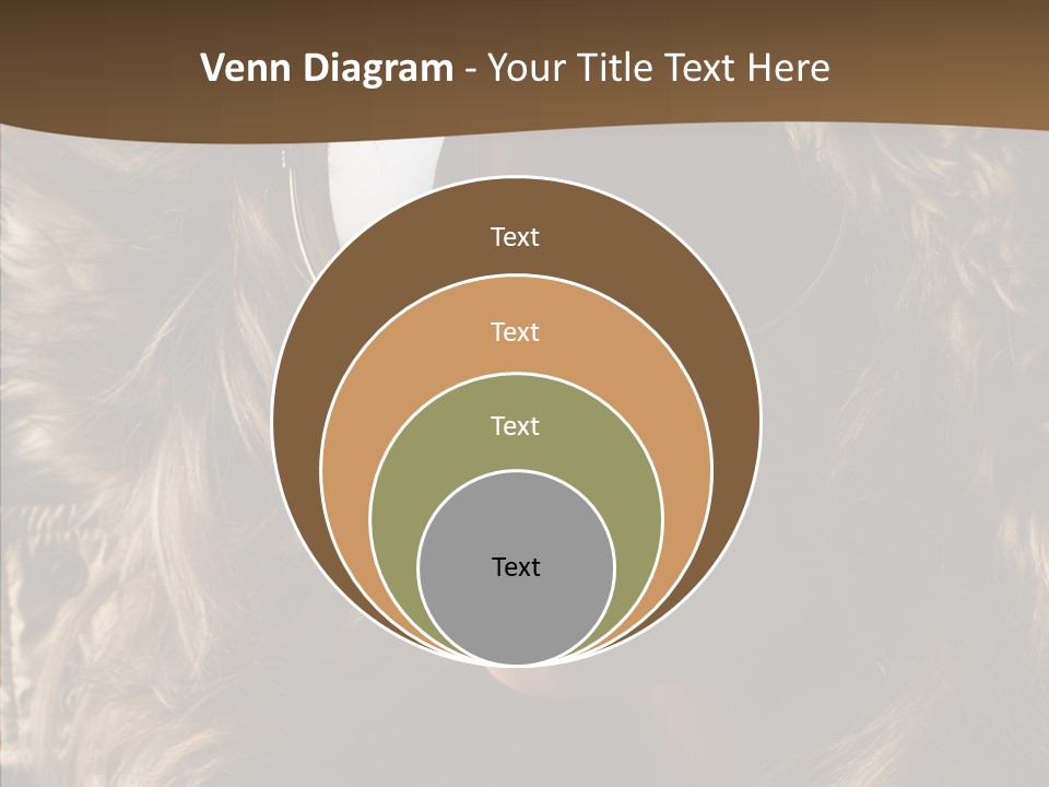 Hot Fashionable Model PowerPoint Template