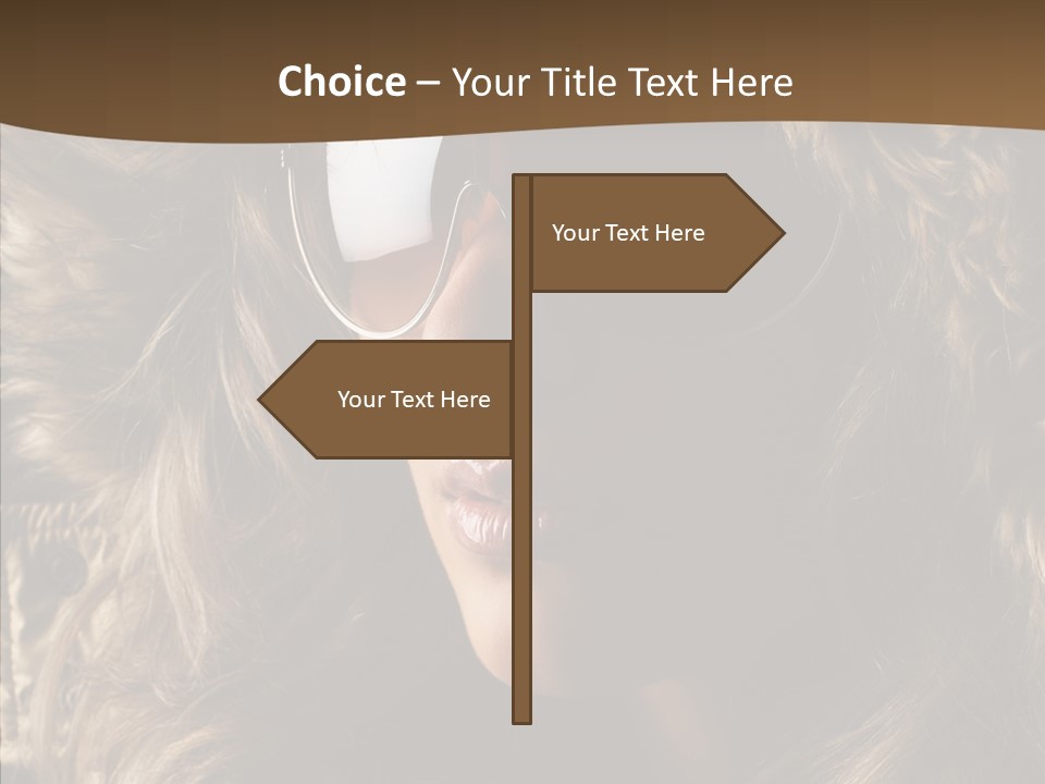 Hot Fashionable Model PowerPoint Template