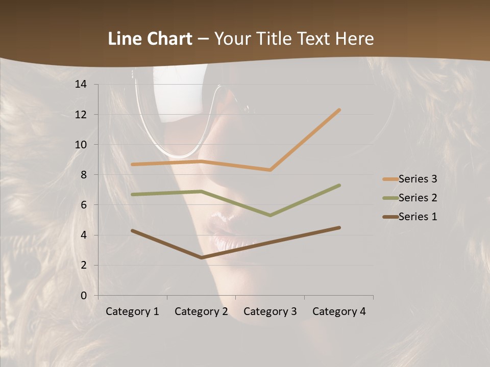 Hot Fashionable Model PowerPoint Template