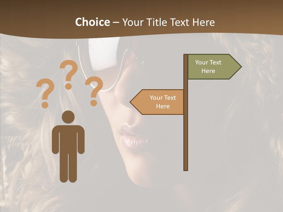 Hot Fashionable Model PowerPoint Template