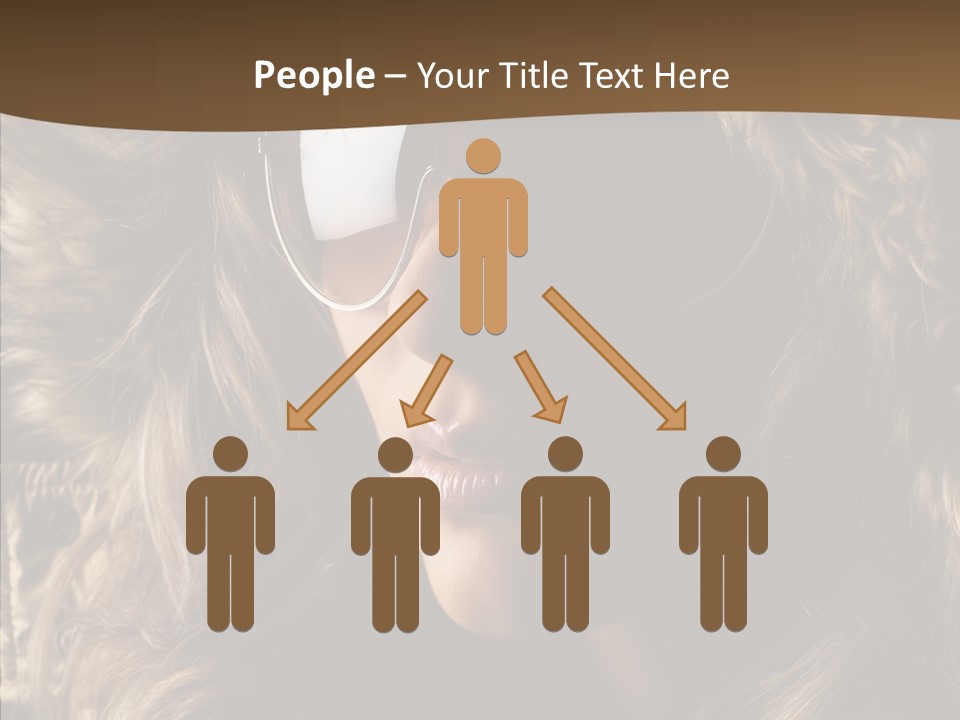 Hot Fashionable Model PowerPoint Template