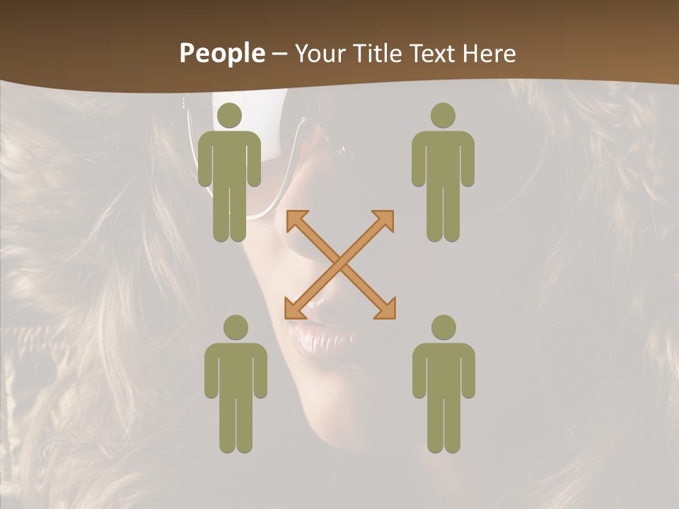 Hot Fashionable Model PowerPoint Template