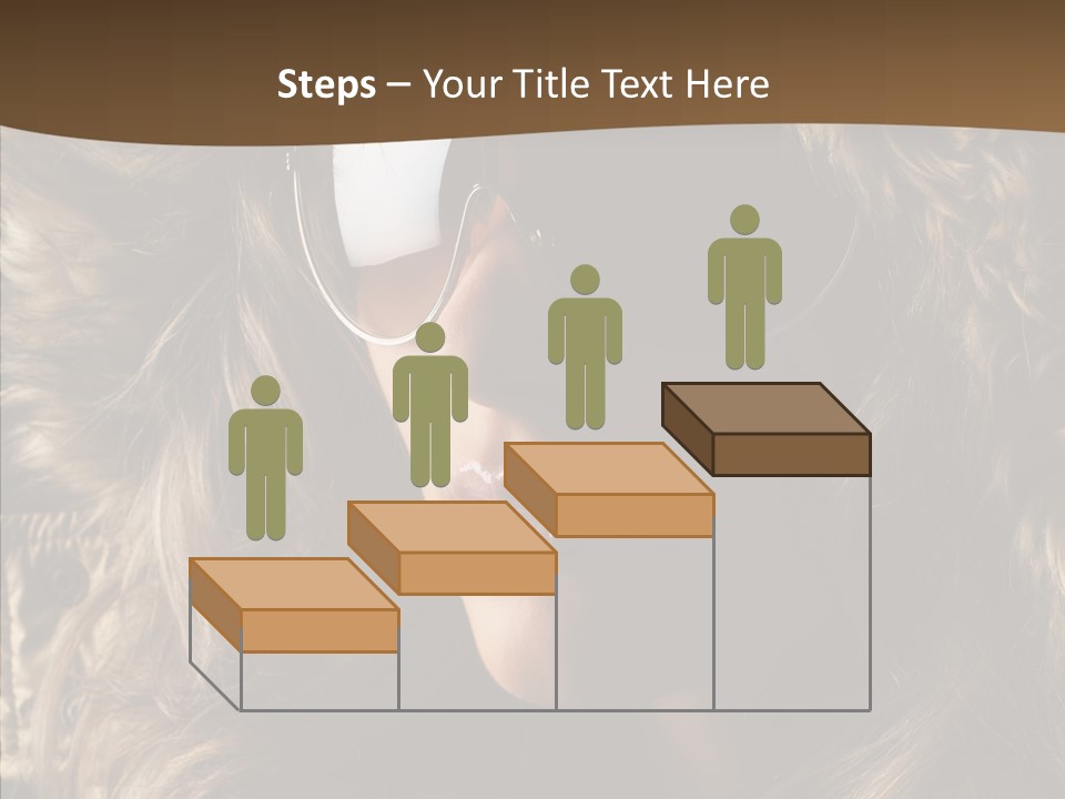 Hot Fashionable Model PowerPoint Template