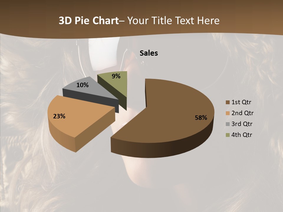 Hot Fashionable Model PowerPoint Template