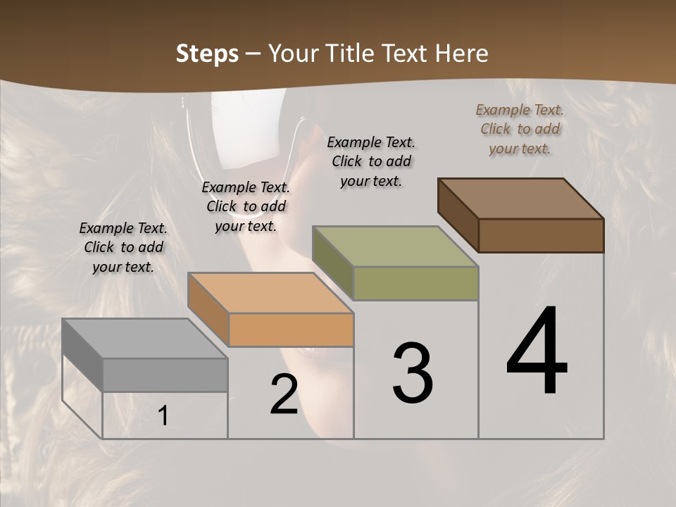 Hot Fashionable Model PowerPoint Template