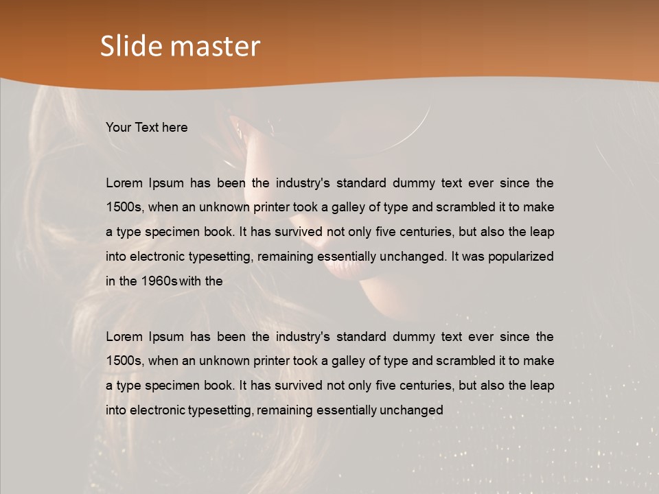 Style Sunglasses Attractive PowerPoint Template