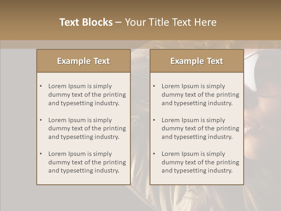 Sexy Attitude Pretty PowerPoint Template