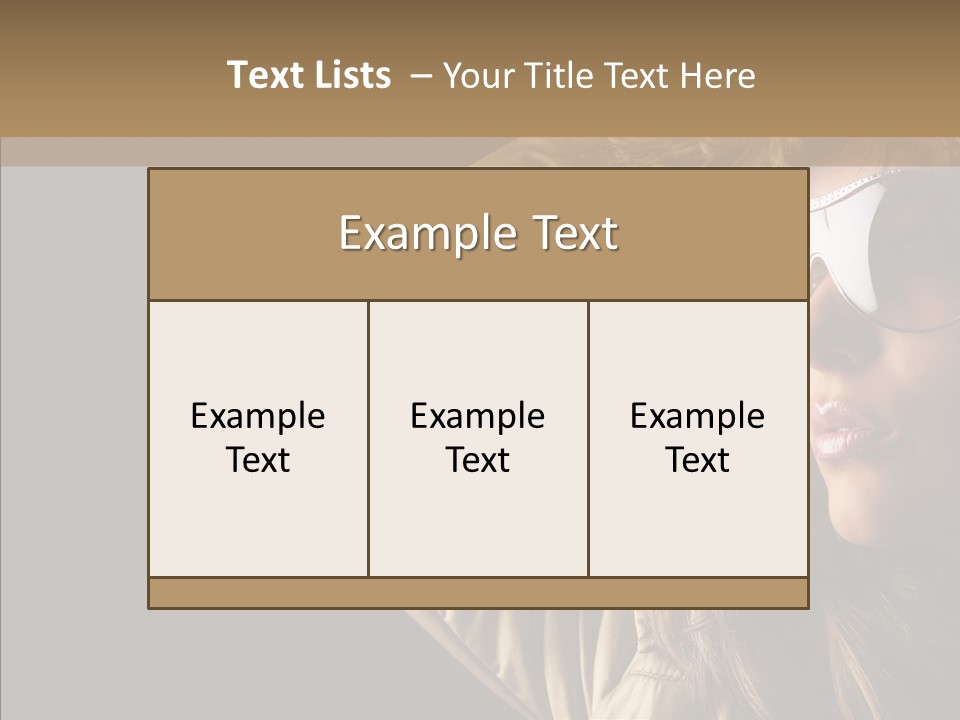 Sexy Attitude Pretty PowerPoint Template