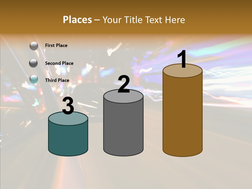 Zoom Town Blurred PowerPoint Template