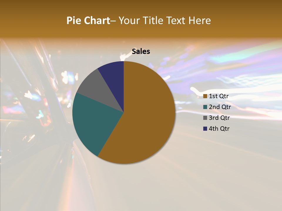 Zoom Town Blurred PowerPoint Template
