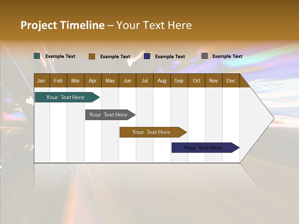 Zoom Town Blurred PowerPoint Template