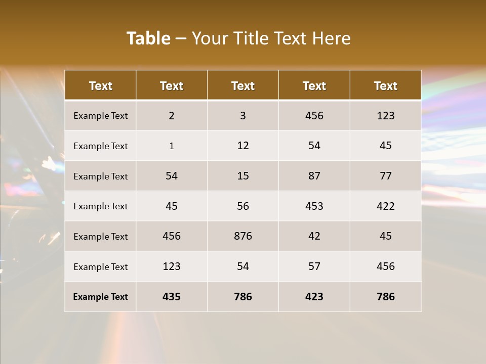 Zoom Town Blurred PowerPoint Template