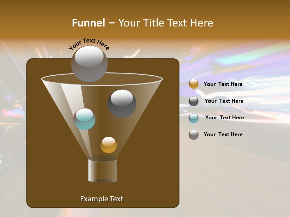 Zoom Town Blurred PowerPoint Template