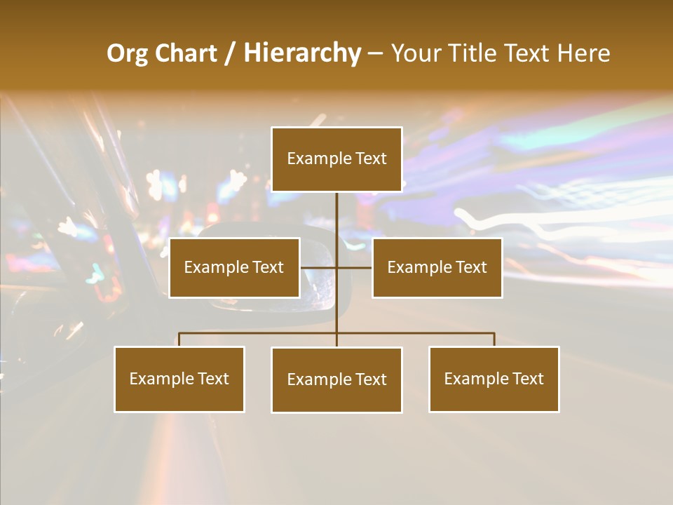 Zoom Town Blurred PowerPoint Template